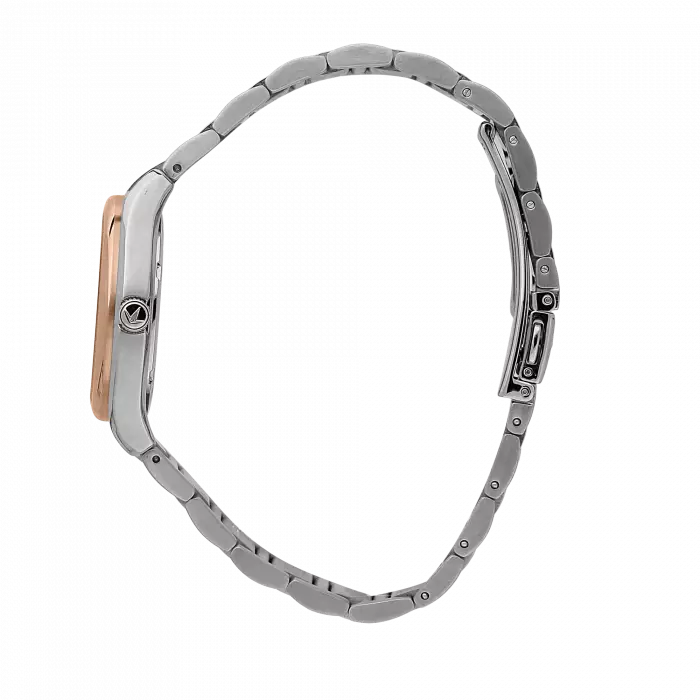 LUCIEN ROCHAT Avenue Bicolore Silver & Rose Gold - Lady