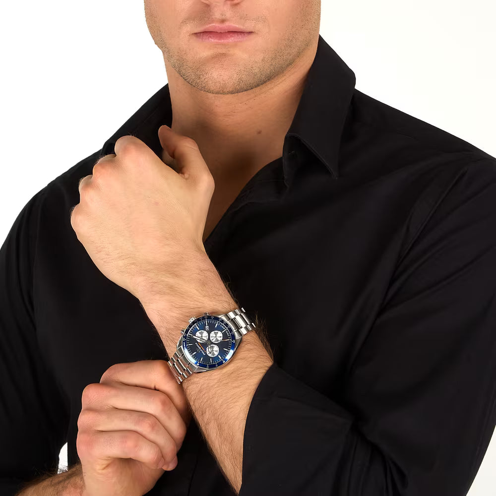 PHILIP WATCH Blaze Cronógrafo Acero y Azul - Hombre