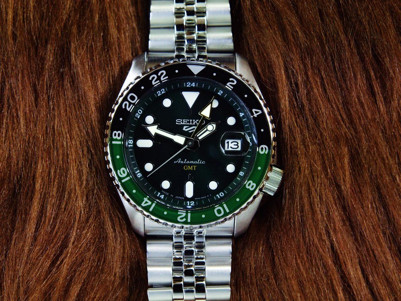 SEIKO 5 Sports SKX Sports Style GMT (Green Dial) - Uomo