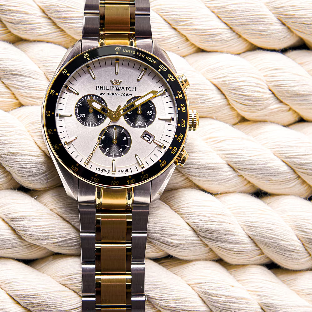 PHILIP WATCH Blaze Chronographe Bicolore - Homme