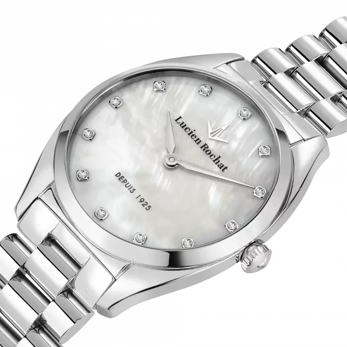 LUCIEN ROCHAT Mademoiselle Silver Diamonds - Lady