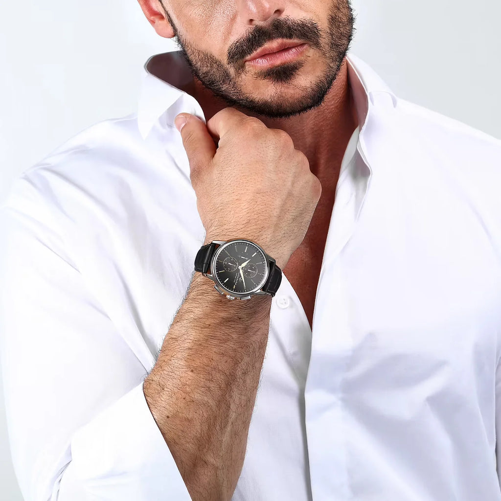 LUCIEN ROCHAT Iconic Chrono Black - Uomo