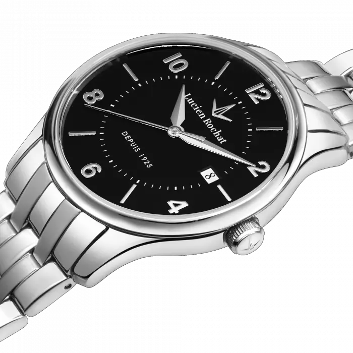 LUCIEN ROCHAT Montreux Steel Black - Uomo
