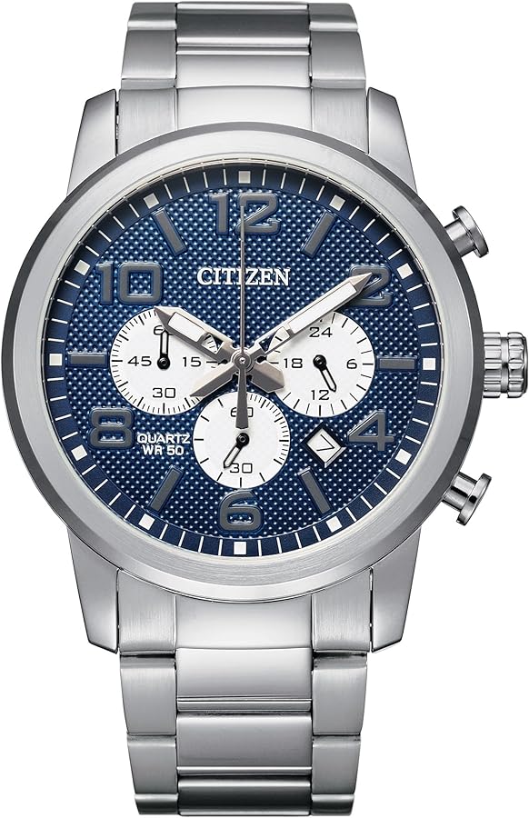 CITIZEN Quartz Chronograph Blue Dial - Uomo