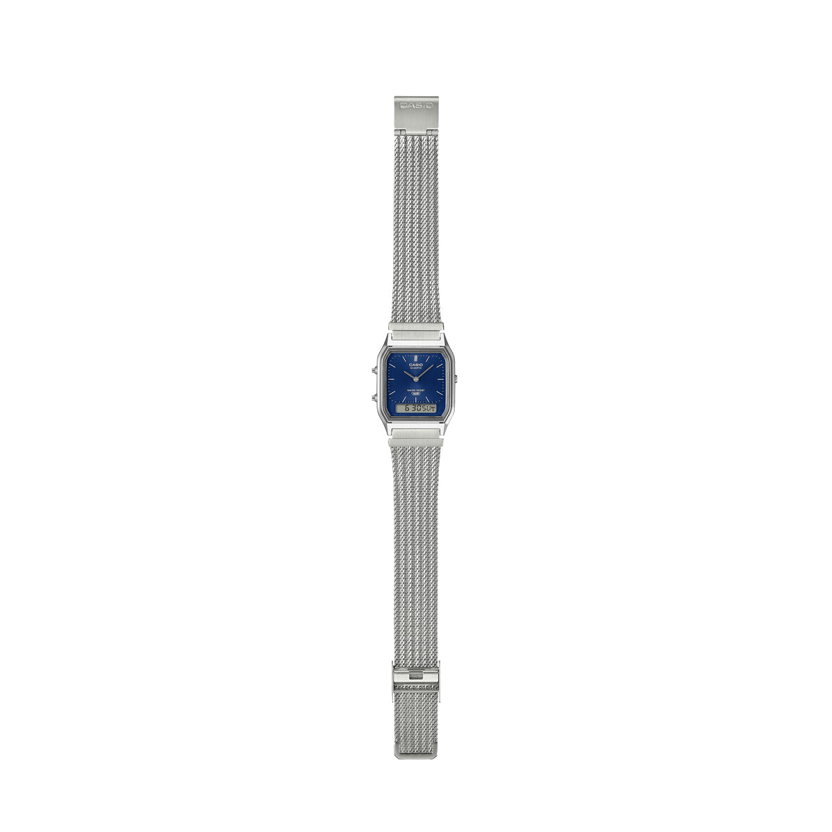 CASIO VINTAGE Mod. EDGY COLLECTION SUNRAY DIAL - MESH STRAP, BLUE
