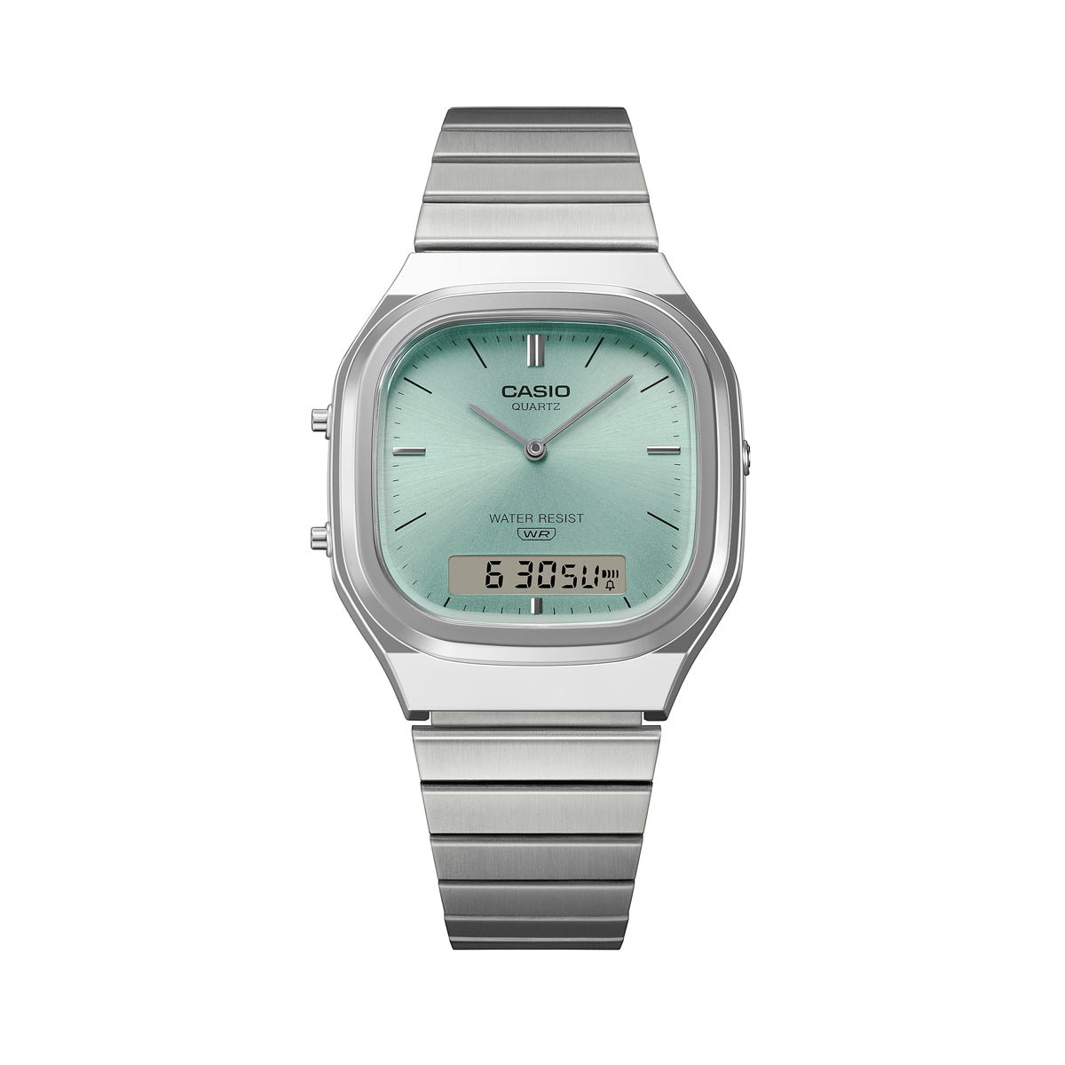 CASIO VINTAGE Mod. EDGY ROUNDED SQUARE - BLUE