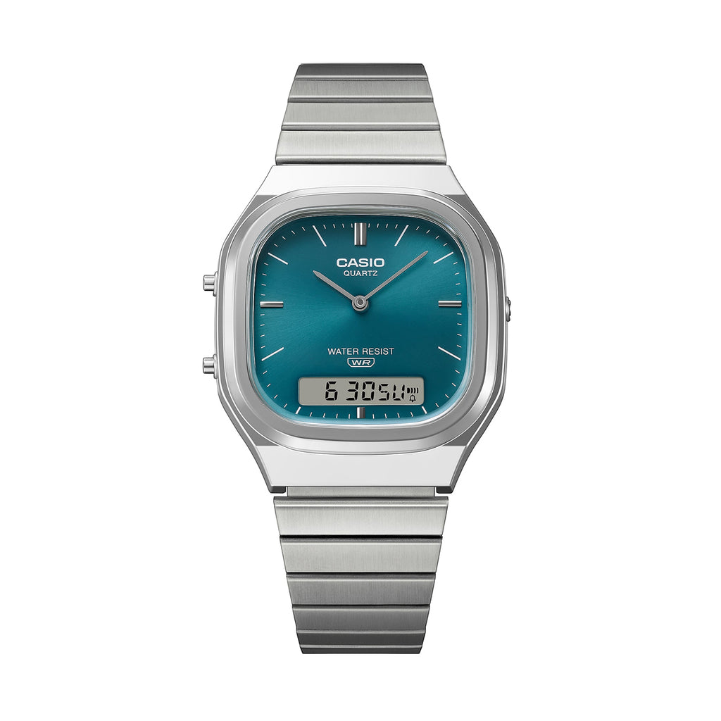 CASIO VINTAGE Mod. SQUARE LADY - TEAL