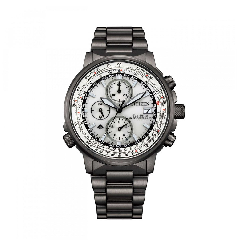 CITIZEN Crono Pilot Acciaio - Uomo