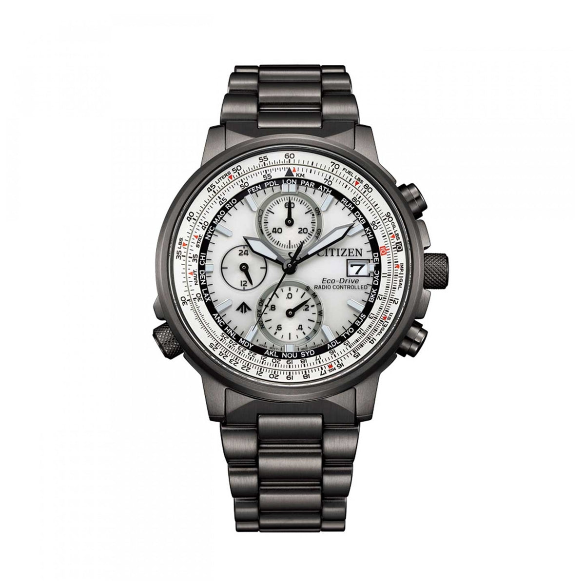 CITIZEN Crono Pilot Acciaio - Uomo