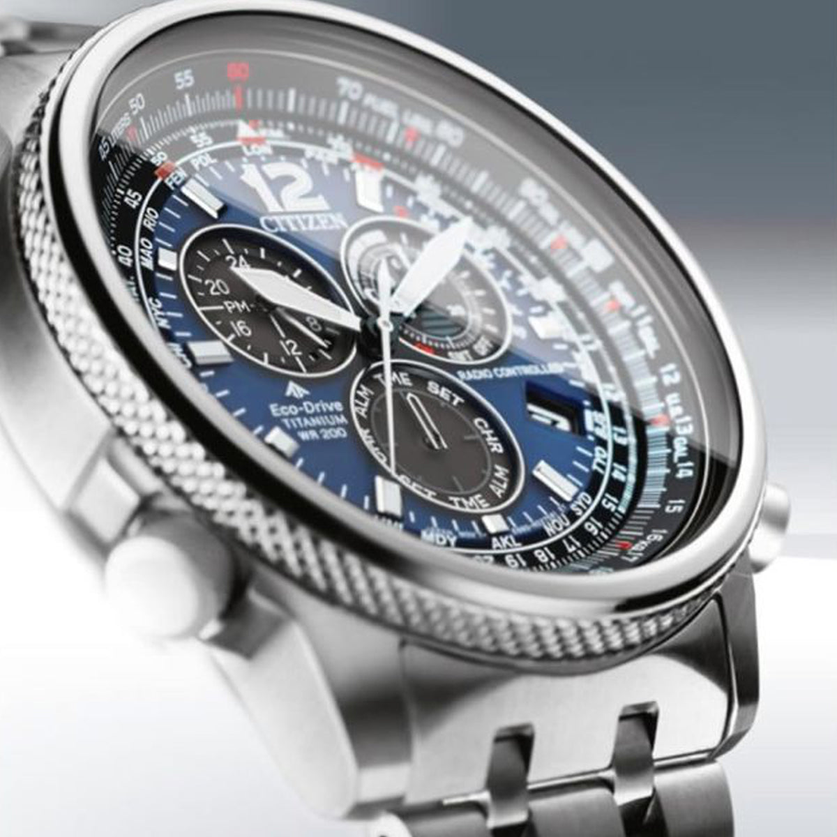 CITIZEN Crono Pilot Super Titanio - Uomo