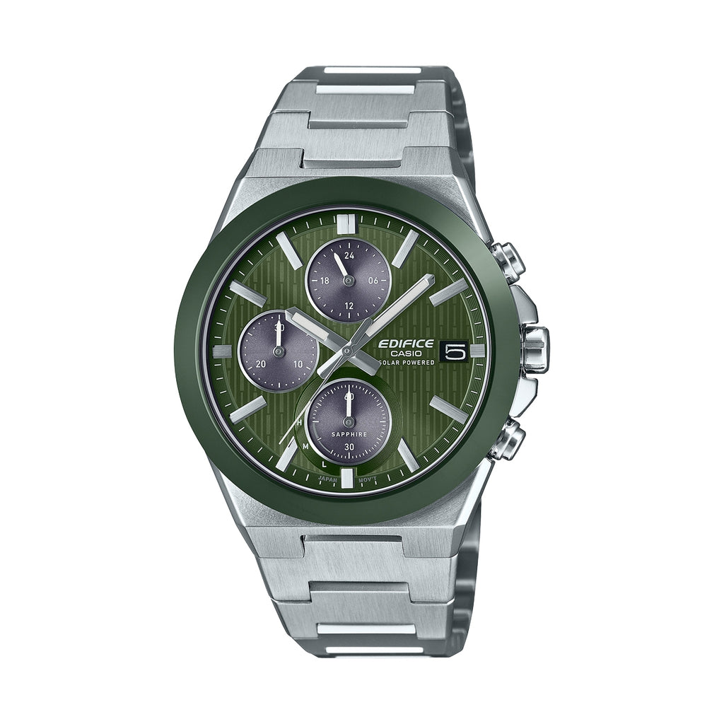 CASIO EDIFICE Solar Powered Chronograph - Uomo