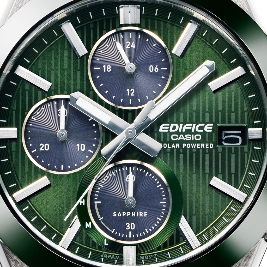 CASIO EDIFICE Solar Powered Chronograph - Uomo