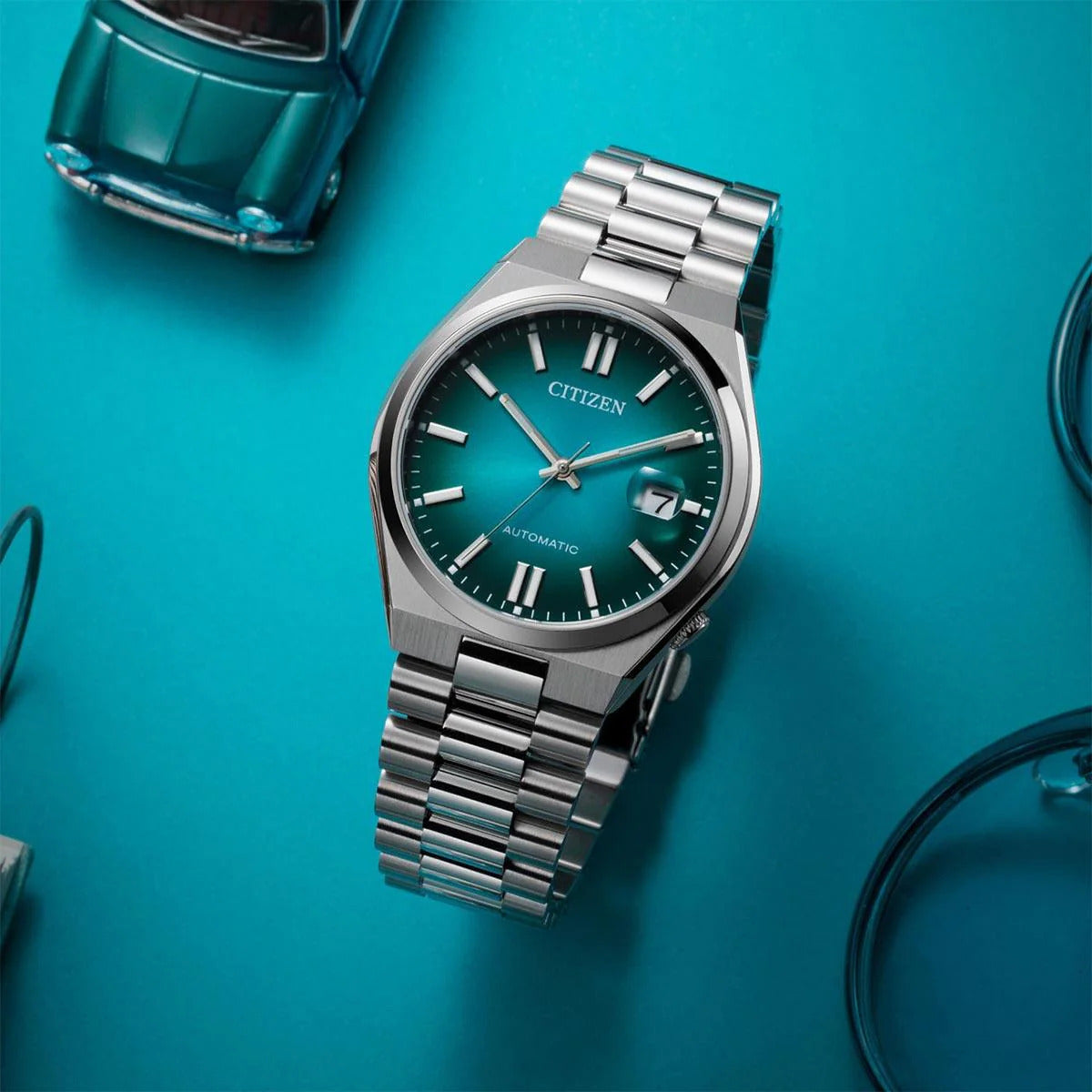 CITIZEN Tsuyosa Automatic Teal Dial - Uomo