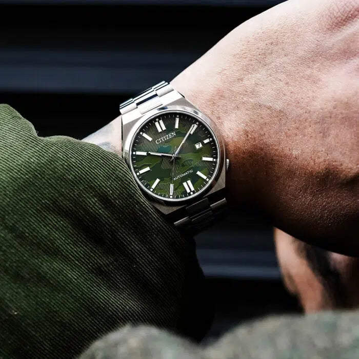 CITIZEN Tsuyosa Automatic "Camouflage Green" - Uomo