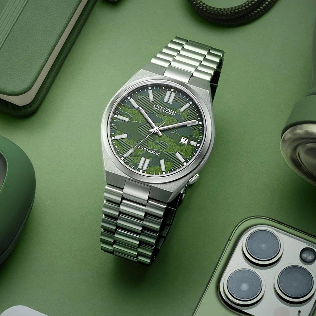 CITIZEN Tsuyosa "Green Camo" - Uomo