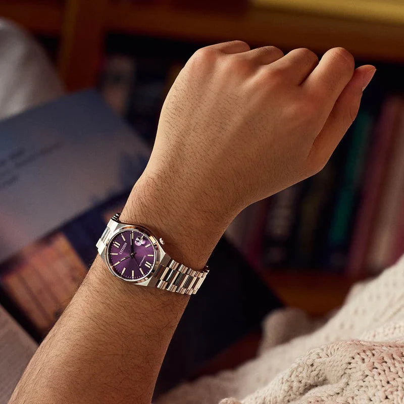 CITIZEN Tsuyosa Automatic 37mm "Purple Dial" - Unisex