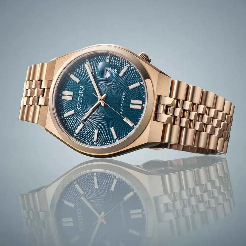 CITIZEN Tsuyosa "Gold Blue" - Uomo