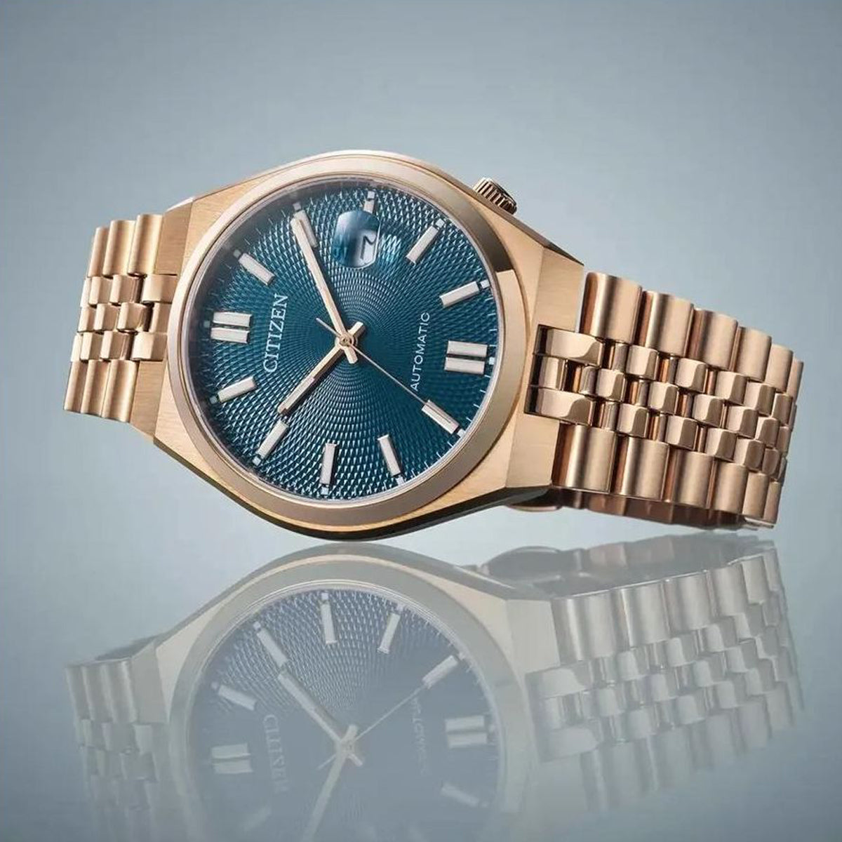 CITIZEN Tsuyosa "Gold Blue" - Uomo
