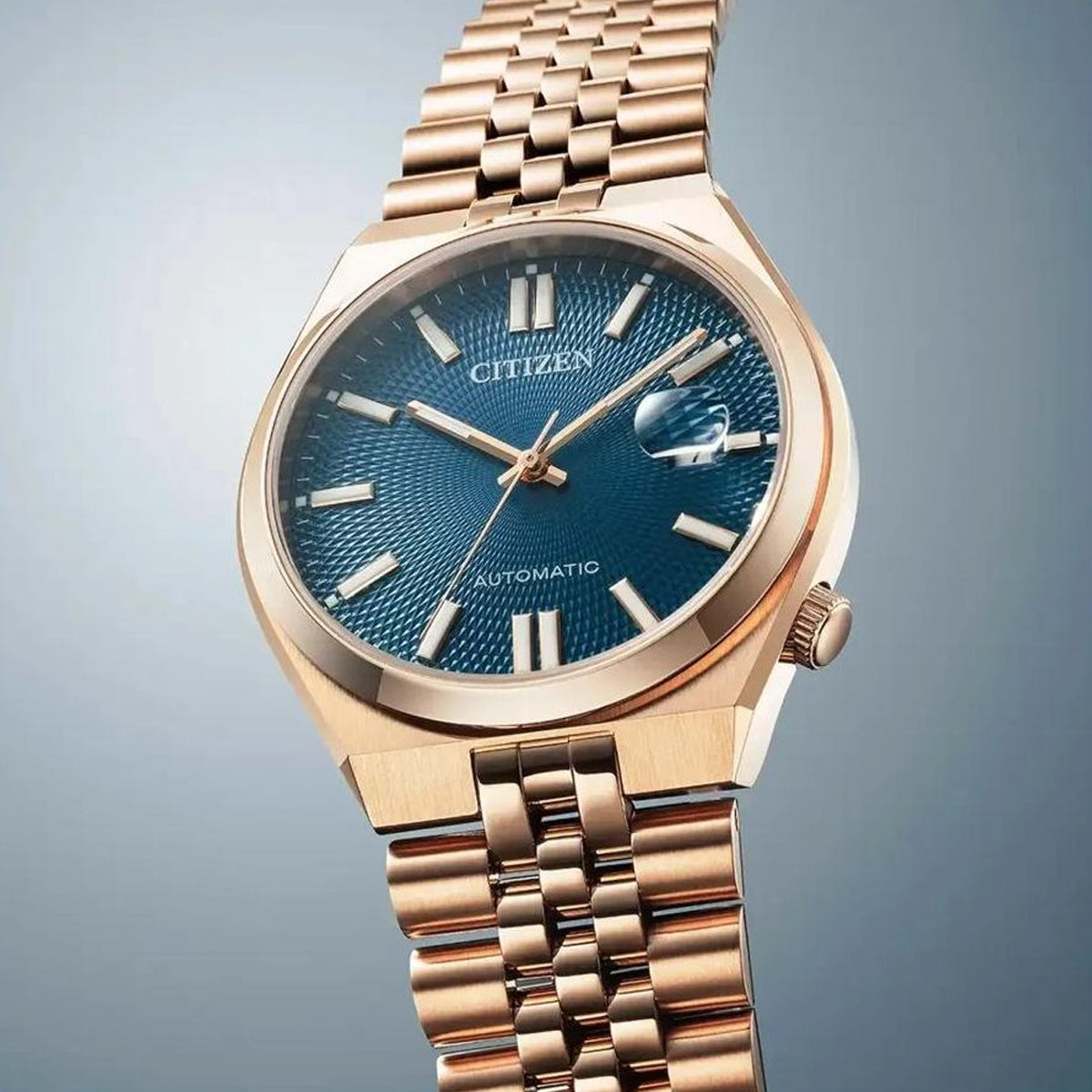 CITIZEN Tsuyosa "Gold Blue" - Uomo