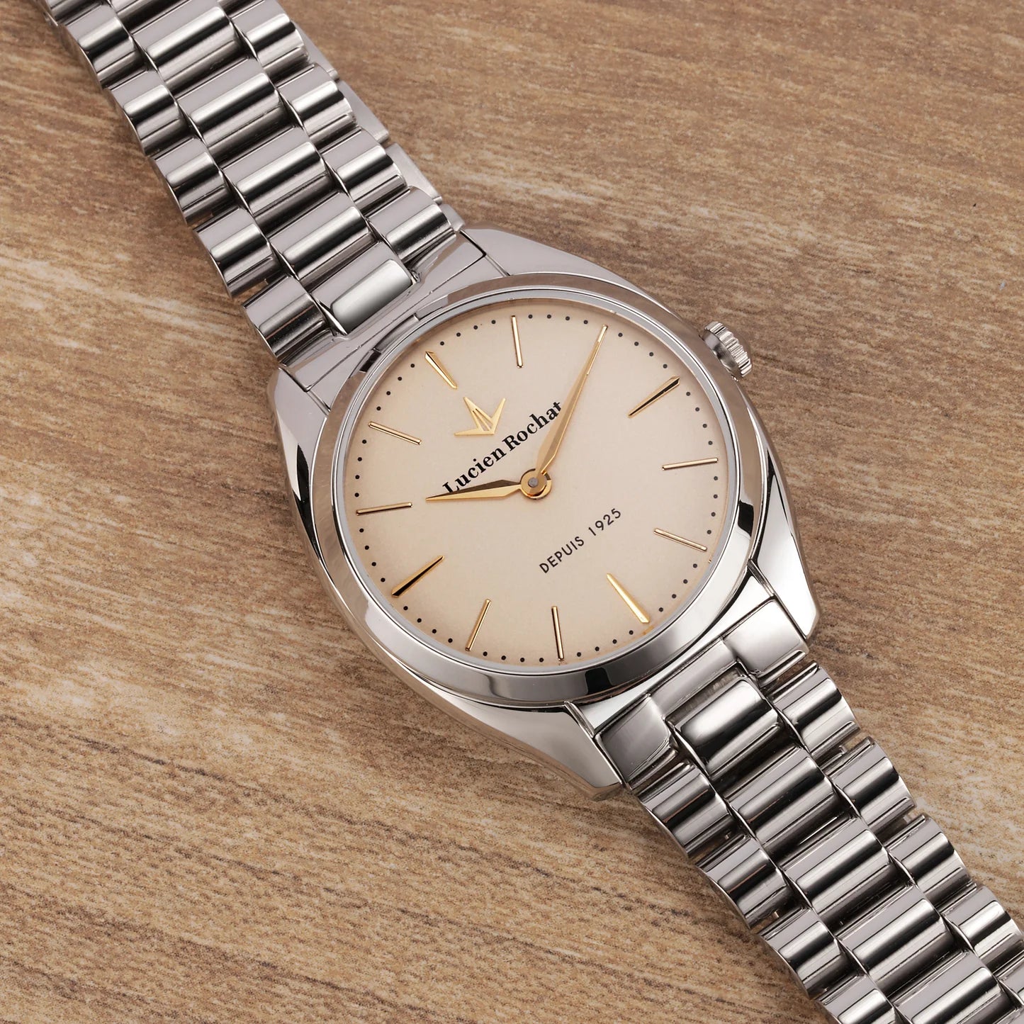 LUCIEN ROCHAT Mademoiselle Steel Beige - Lady