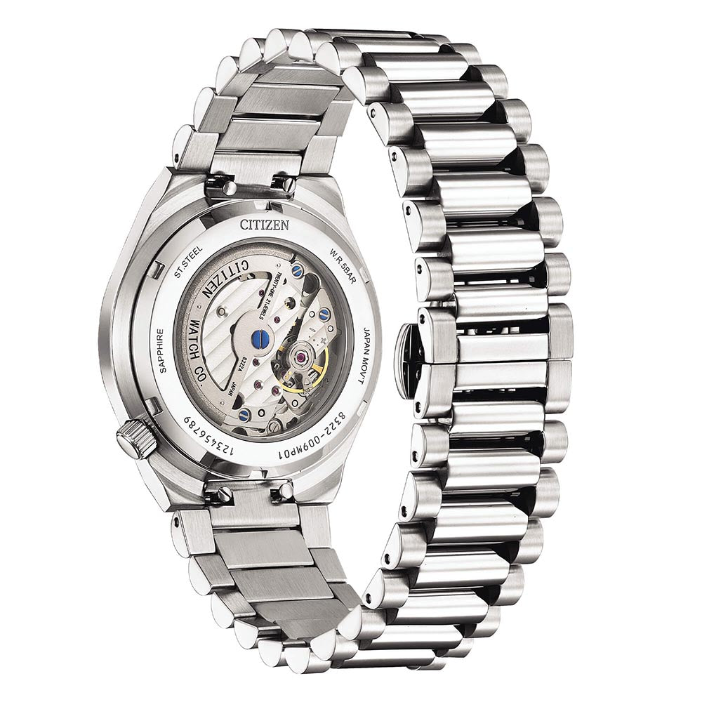 CITIZEN Tsuyosa Automatic "Piccoli Secondi" Blue Dial - Uomo