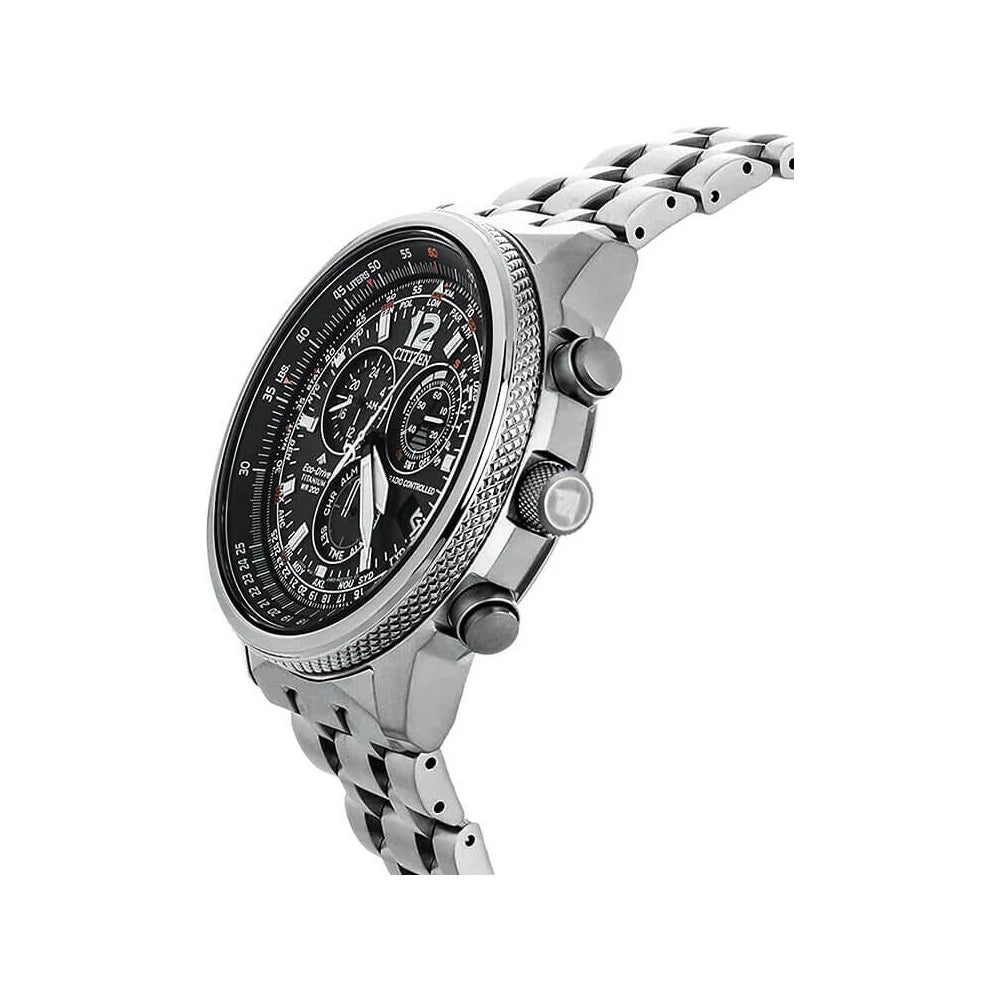 CITIZEN Crono Pilot Radiocontrollato Acciaio - Uomo