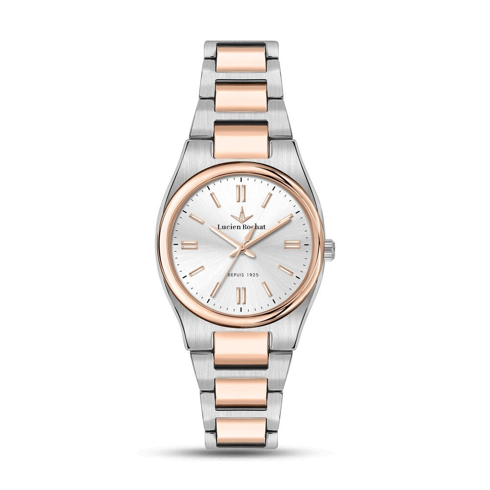 LUCIEN ROCHAT Avenue Bicolore Silver & Rose Gold - Lady