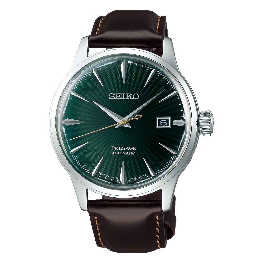 SEIKO Presage Cocktail Time "Mockingbird" cinturino in pelle - Uomo
