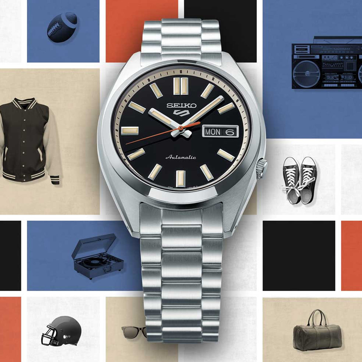 SEIKO 5 Sports SNXS "Black Chinos" - Uomo