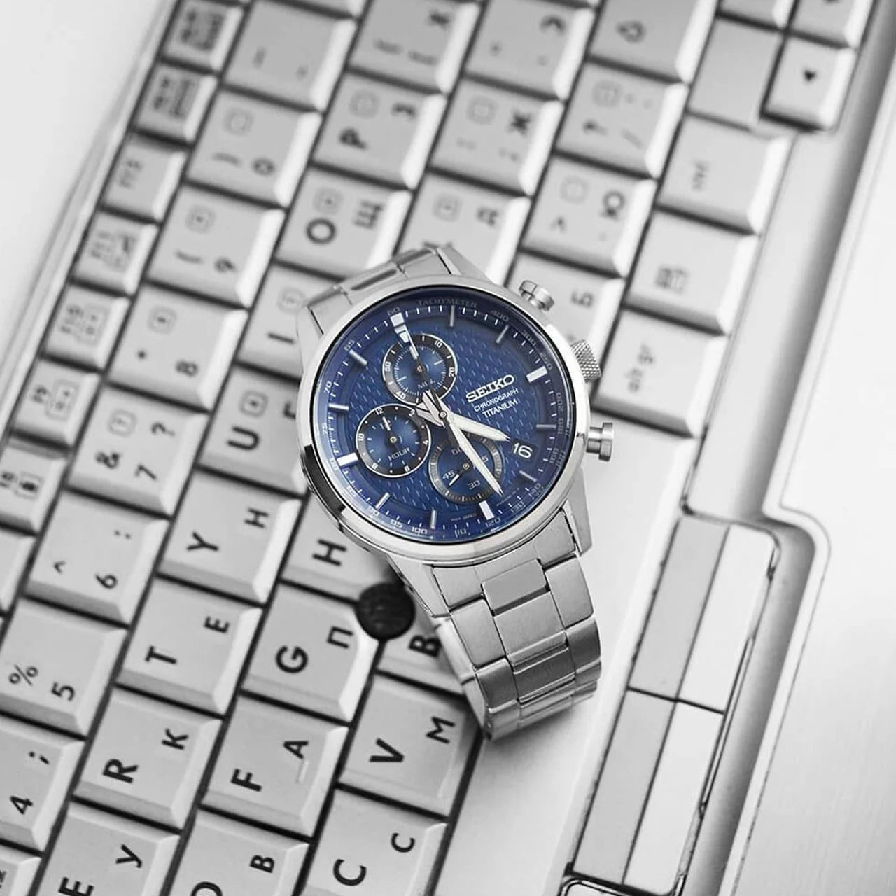 SEIKO Sport Titanium blu - Uomo