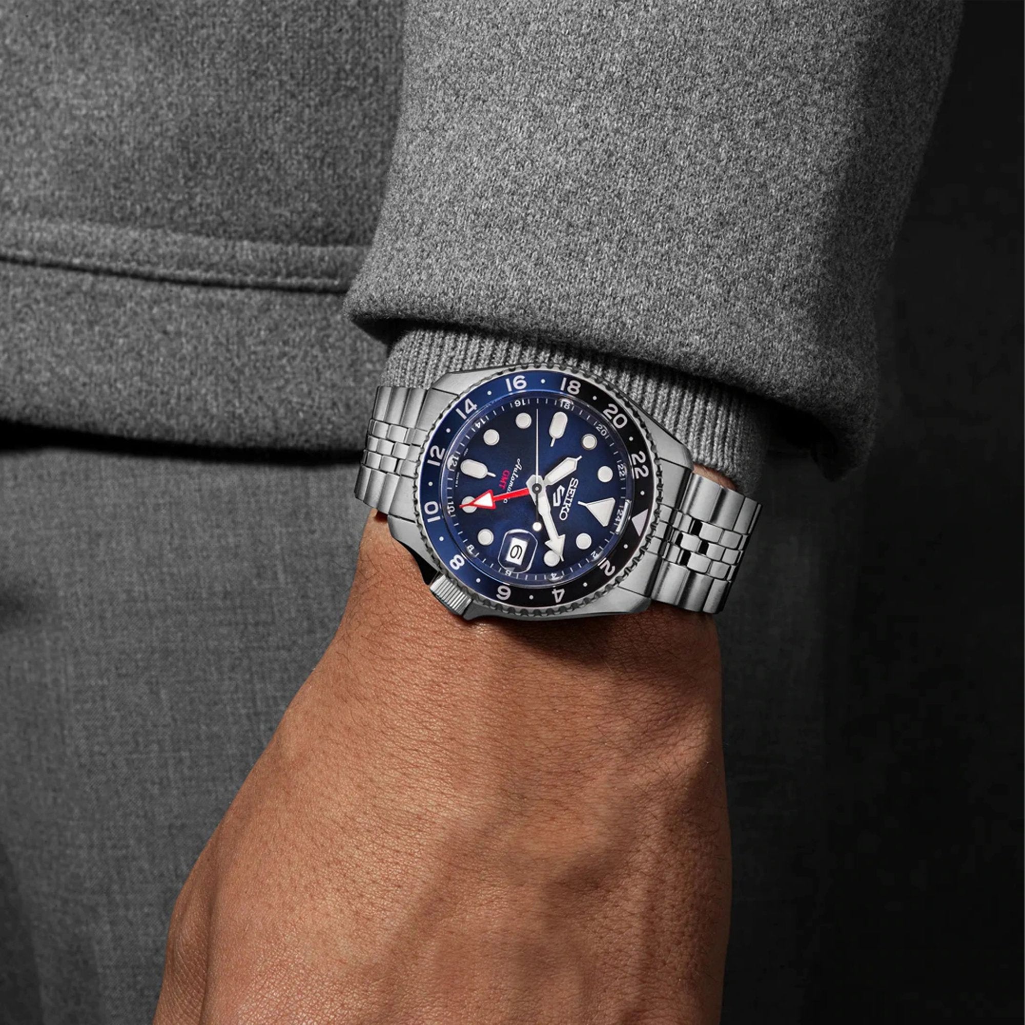 SEIKO 5 Sports SKX GMT "Batman" - Uomo