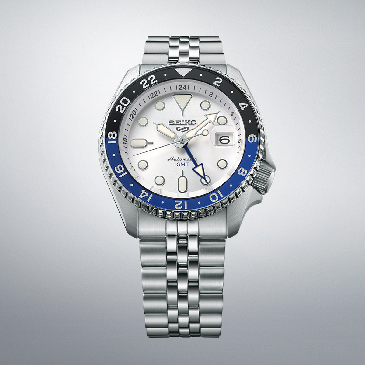 SEIKO 5 Sports SKX GMT "Silver Cloud" - Uomo