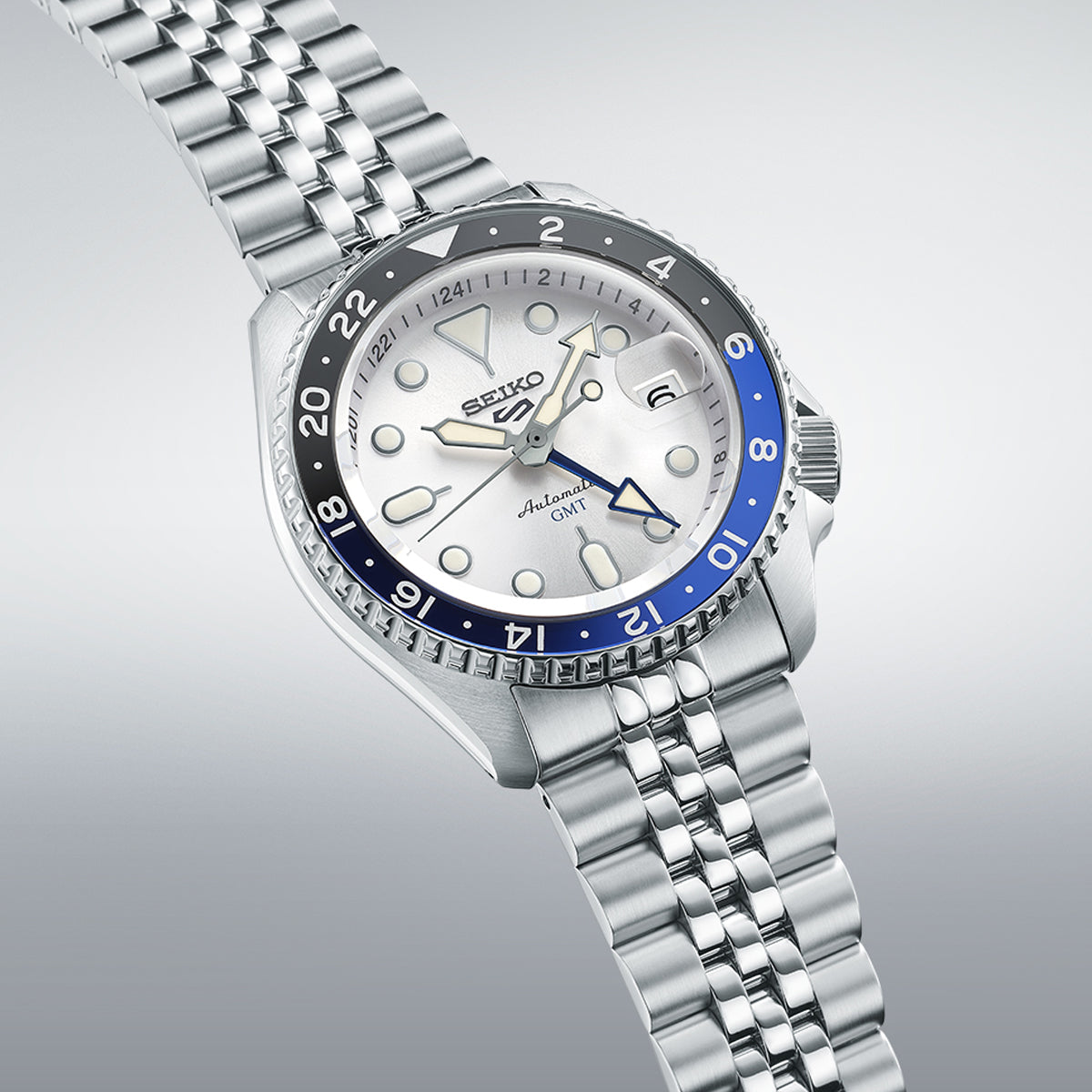 SEIKO 5 Sports SKX GMT "Silver Cloud" - Uomo