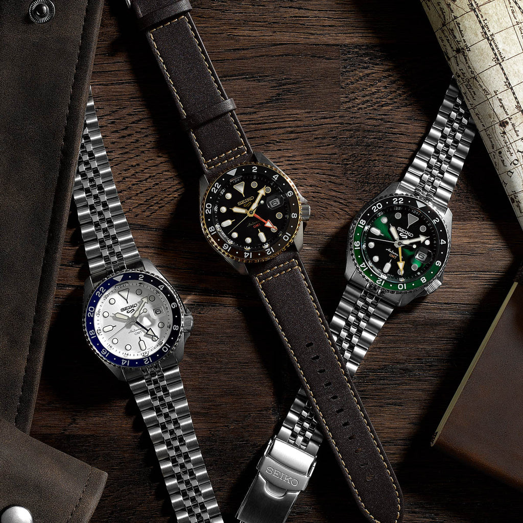 SEIKO 5 Sports SKX GMT "Silver Cloud" - Uomo