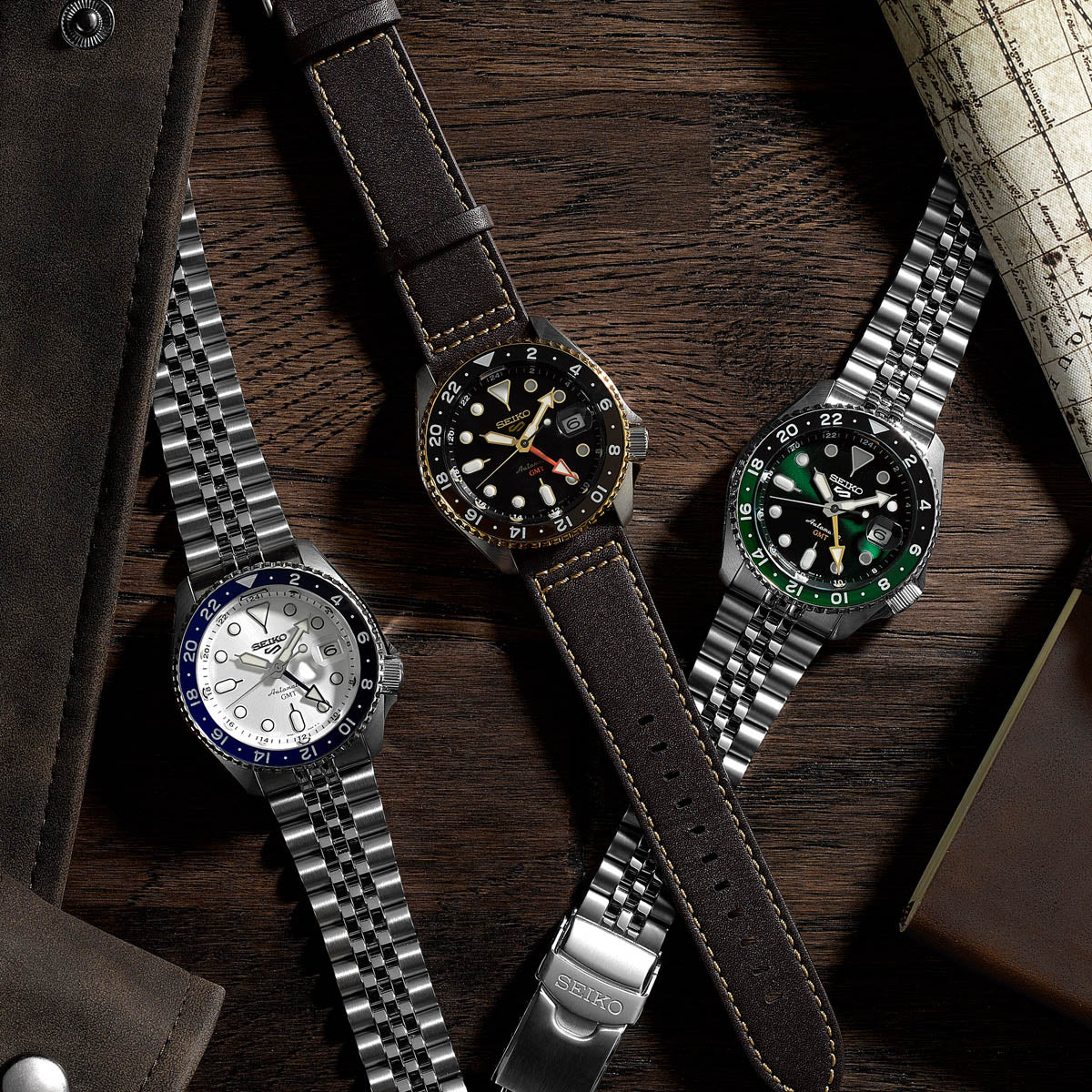 SEIKO 5 Sports SKX GMT "Silver Cloud" - Uomo