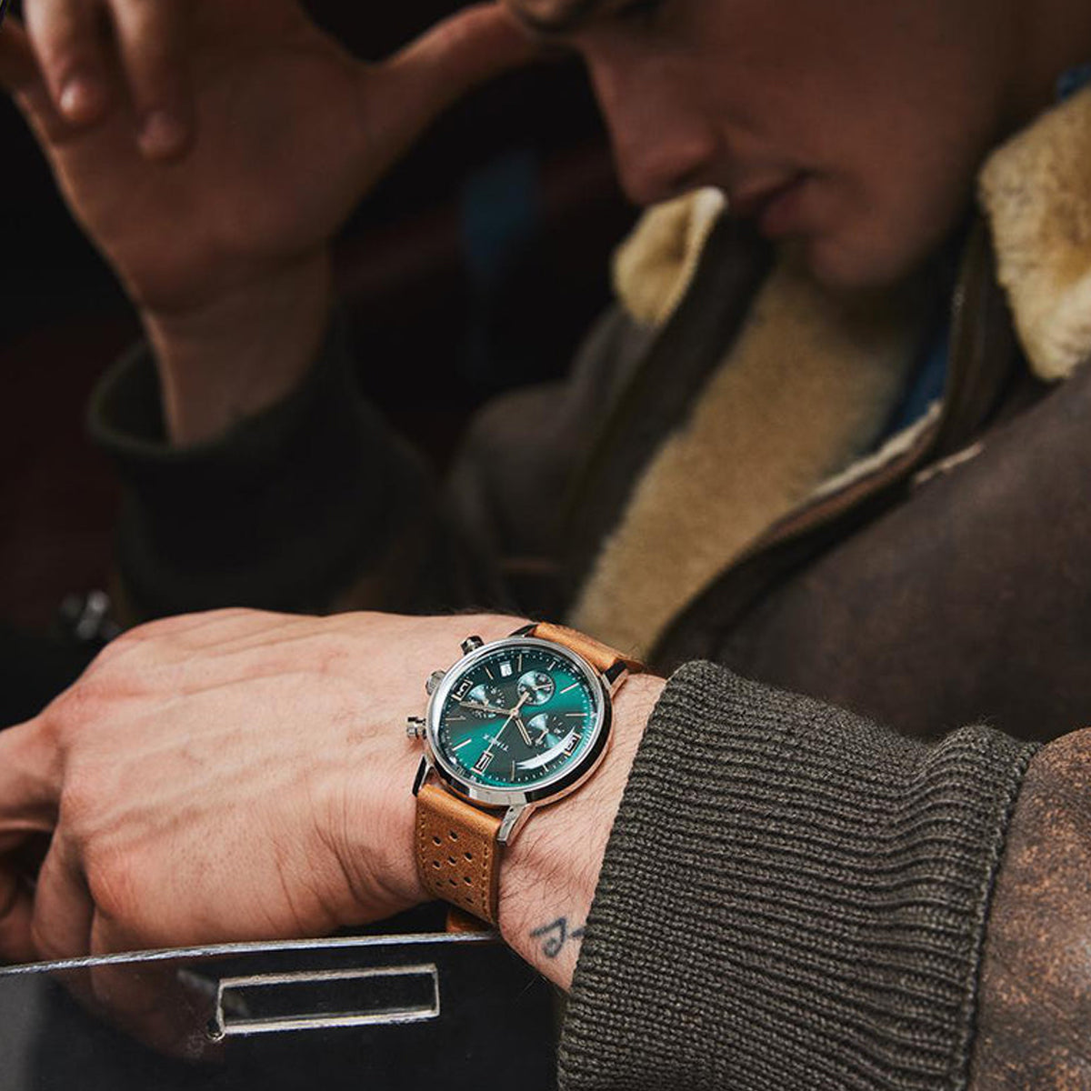 TIMEX Marlin Chronograph Tachymeter Silver - Uomo