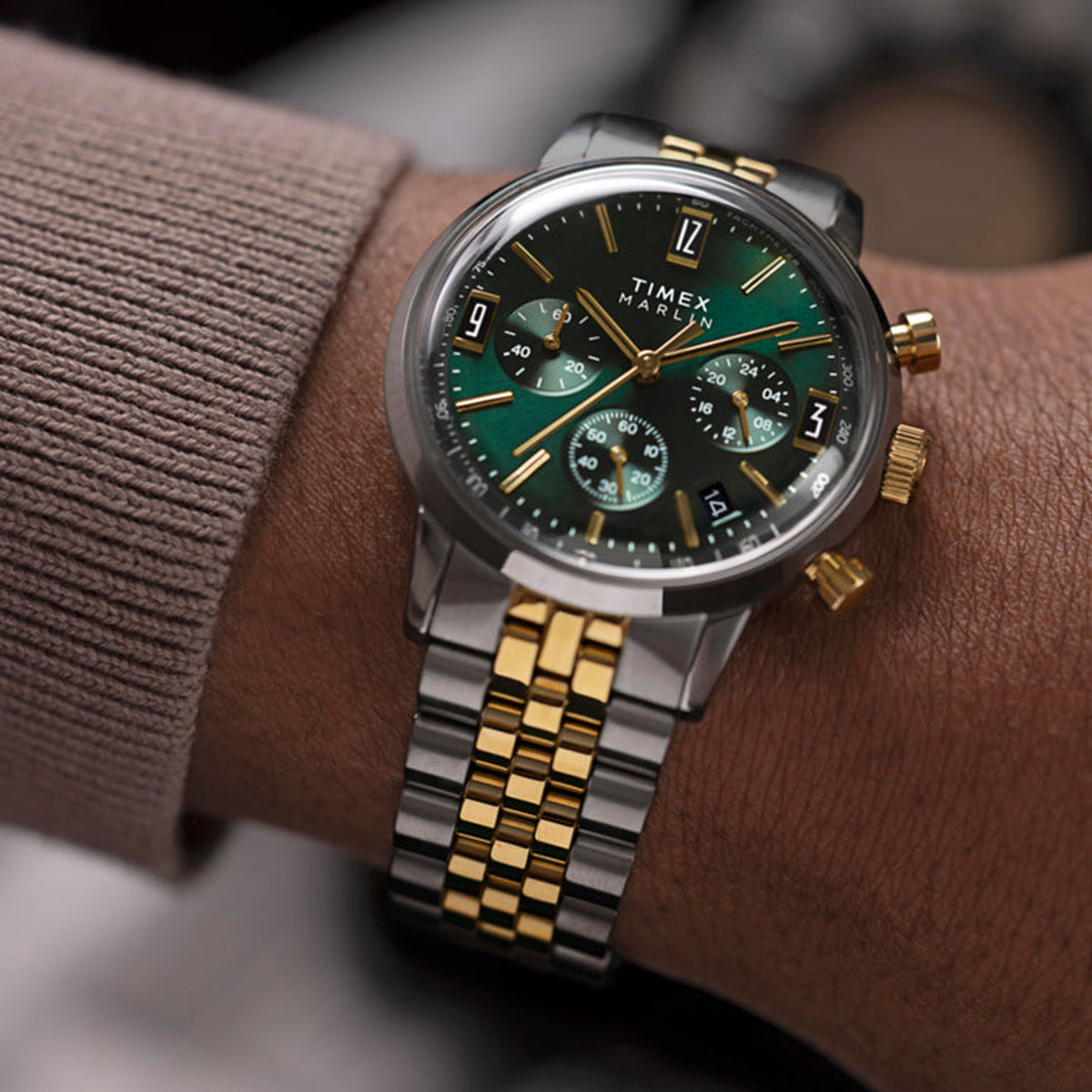 TIMEX Marlin Chronograph Tachymeter Green - Uomo