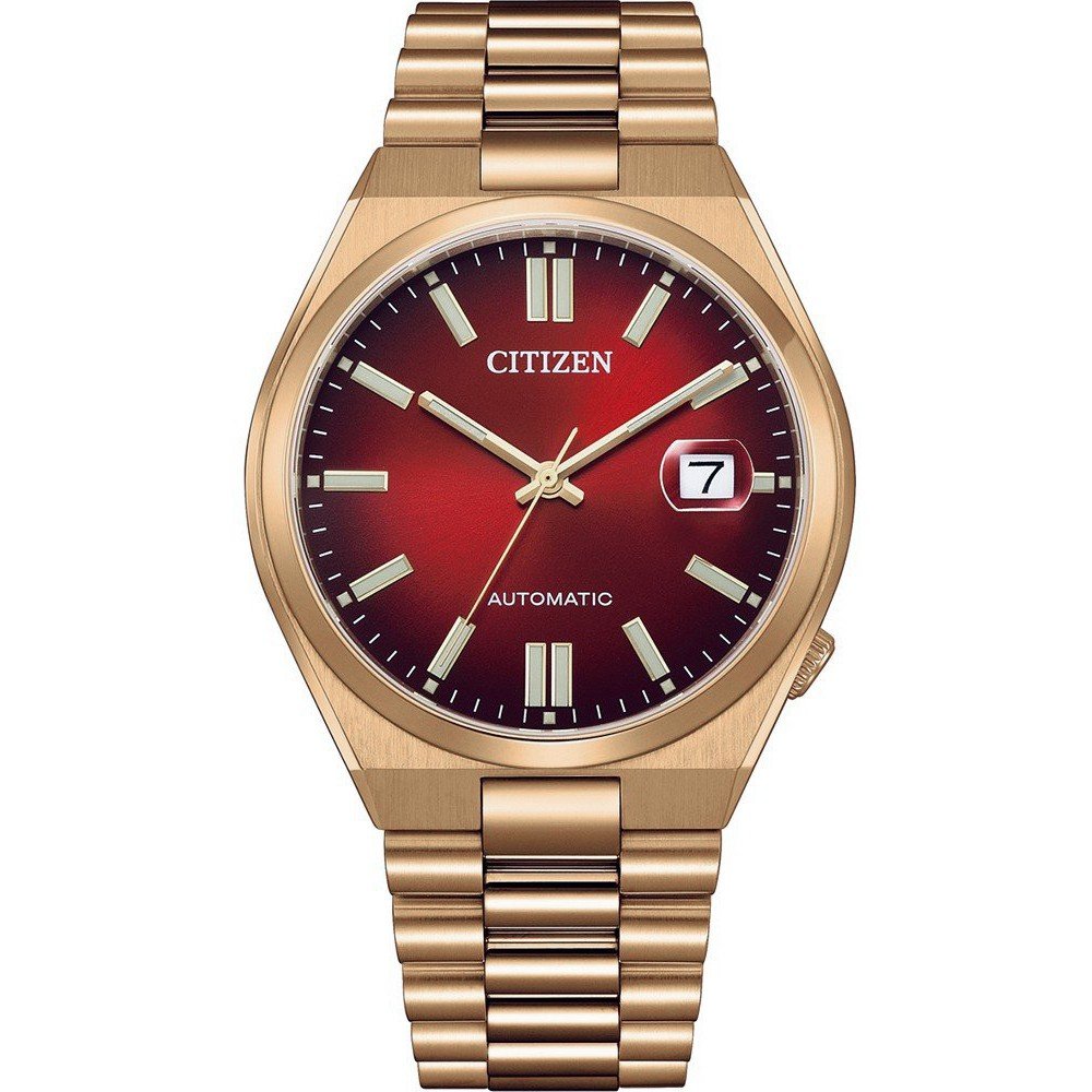 CITIZEN Tsuyosa Automatic "Red Dial Gold" - Uomo