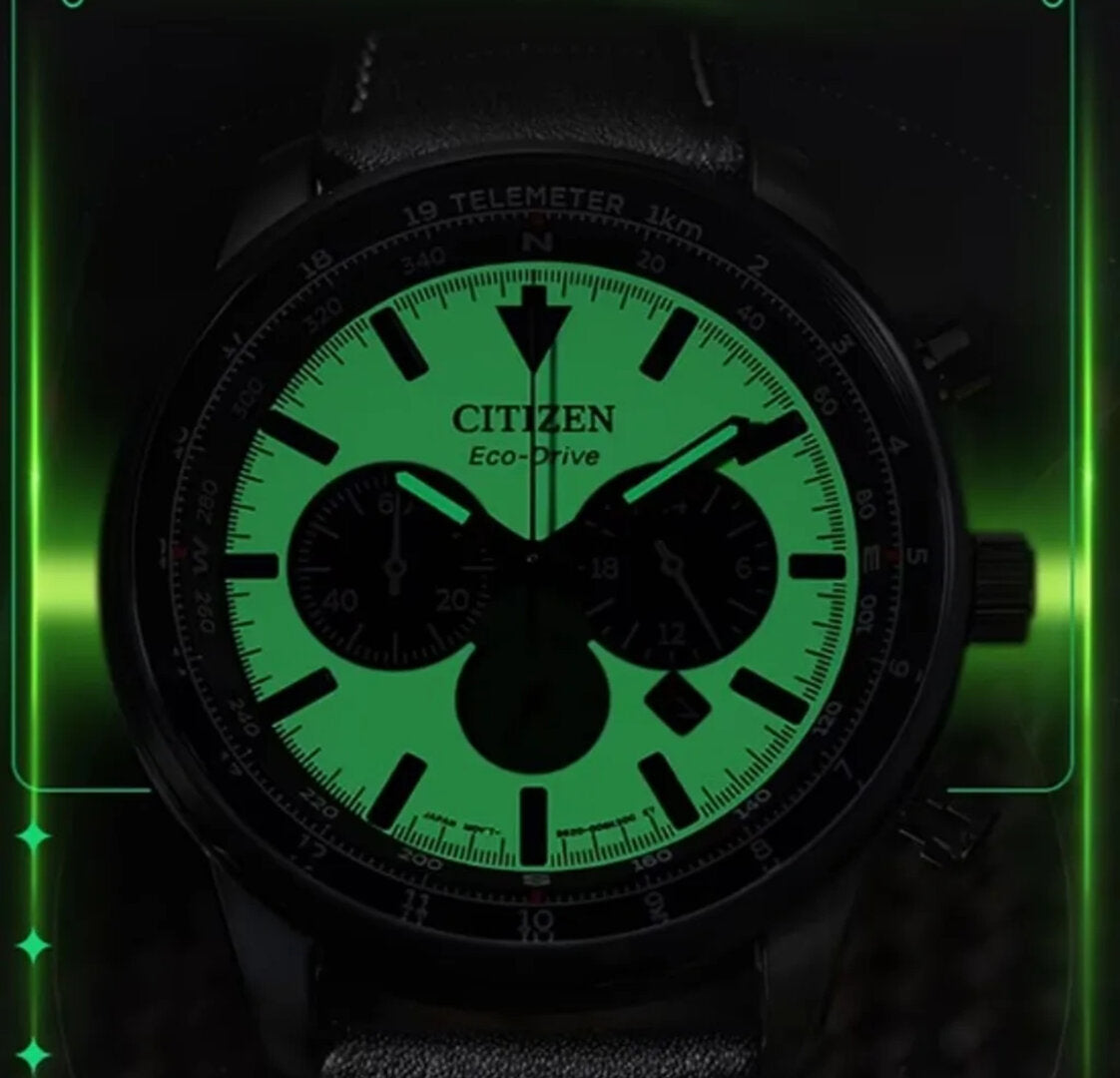 CITIZEN Aviator Crono Full Lume - Uomo