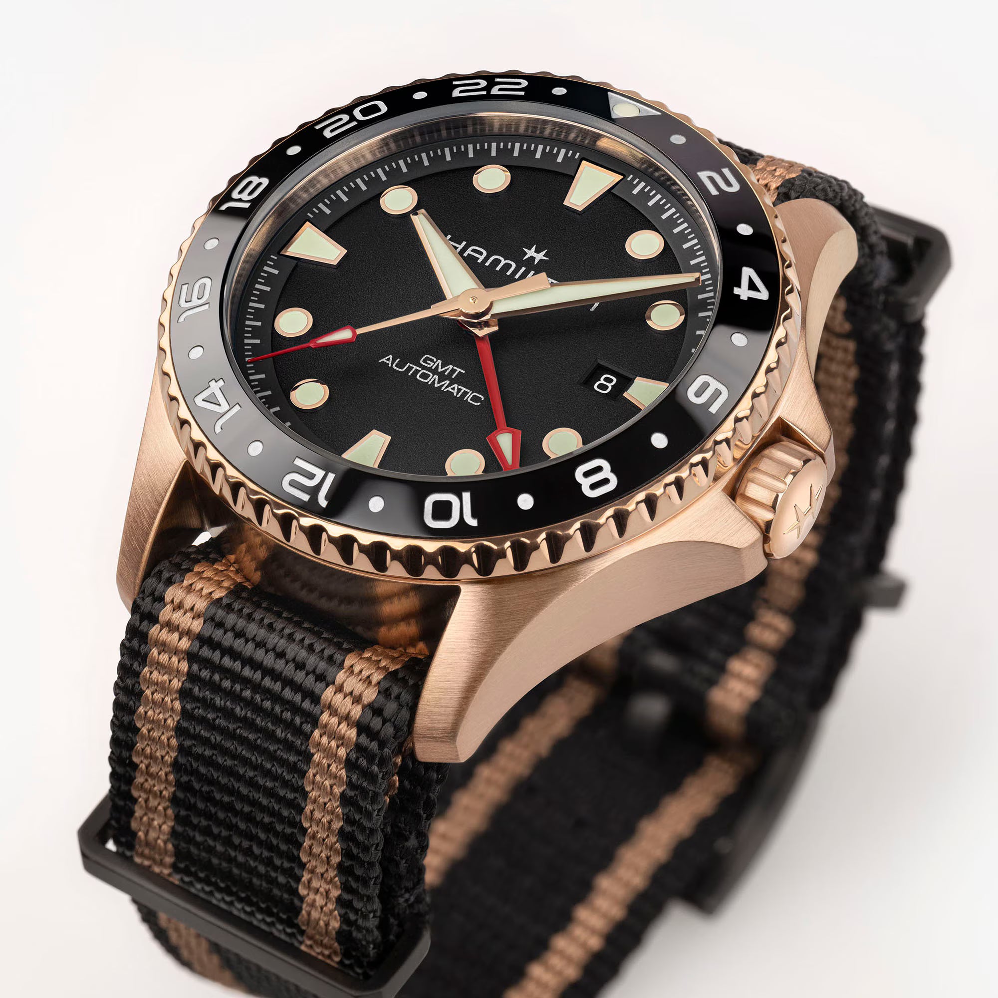 HAMILTON Khaki Navy Scuba GMT Auto Bronze - Uomo