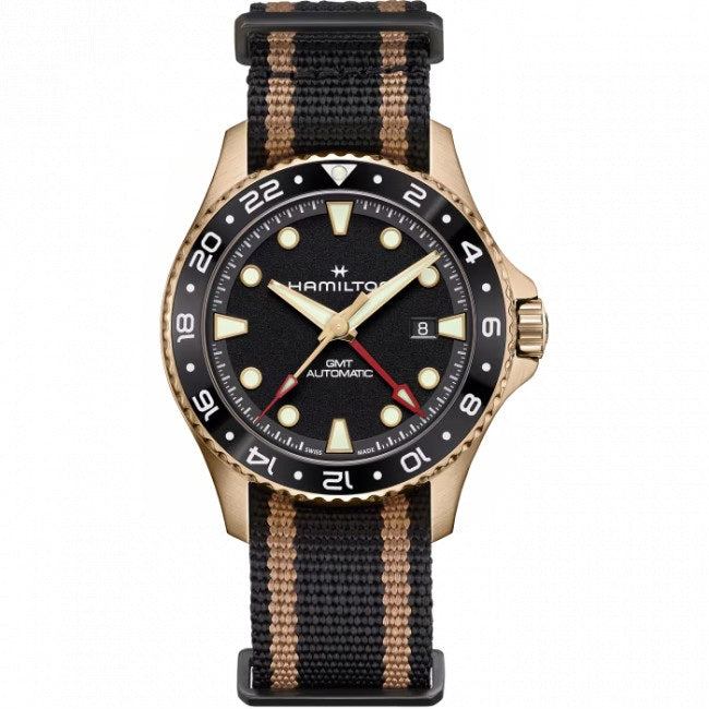 HAMILTON Khaki Navy Scuba GMT Auto Bronze - Uomo