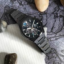 CASIO EDIFICE Solar Powered Chronograph - Uomo