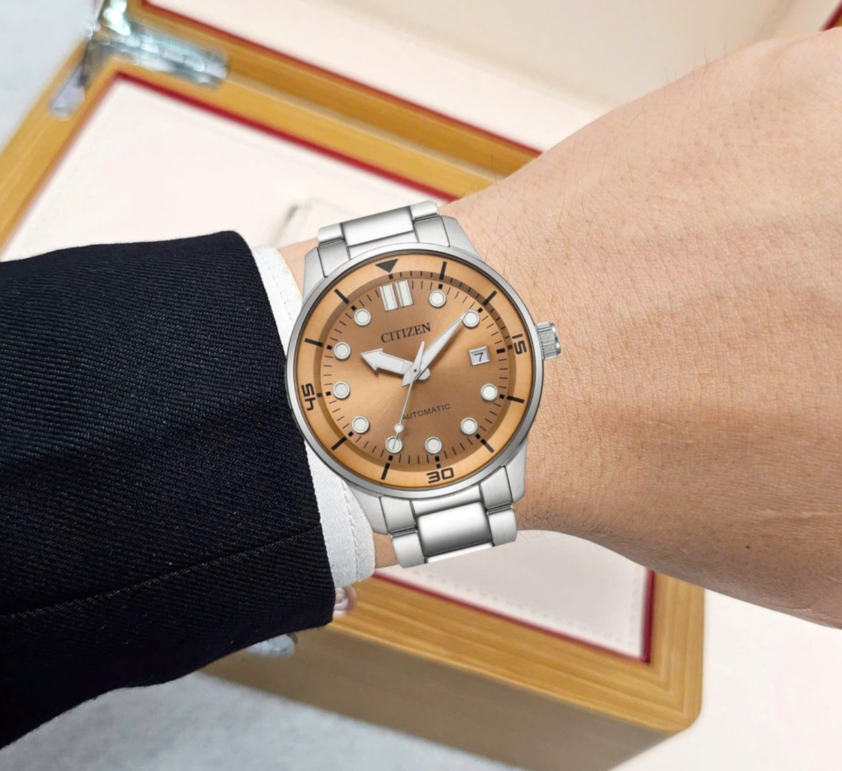 CITIZEN Automatic Dress "Salmon" - Uomo
