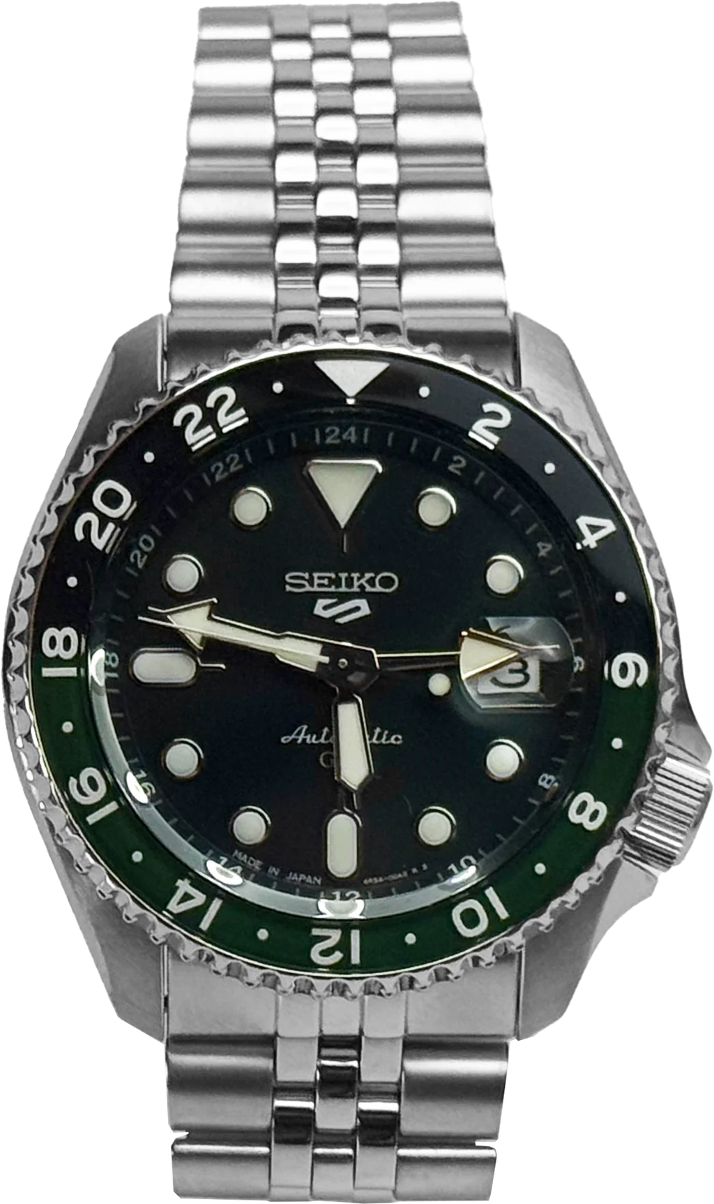 SEIKO 5 Sports SKX Sports Style GMT (Green Dial) - Uomo