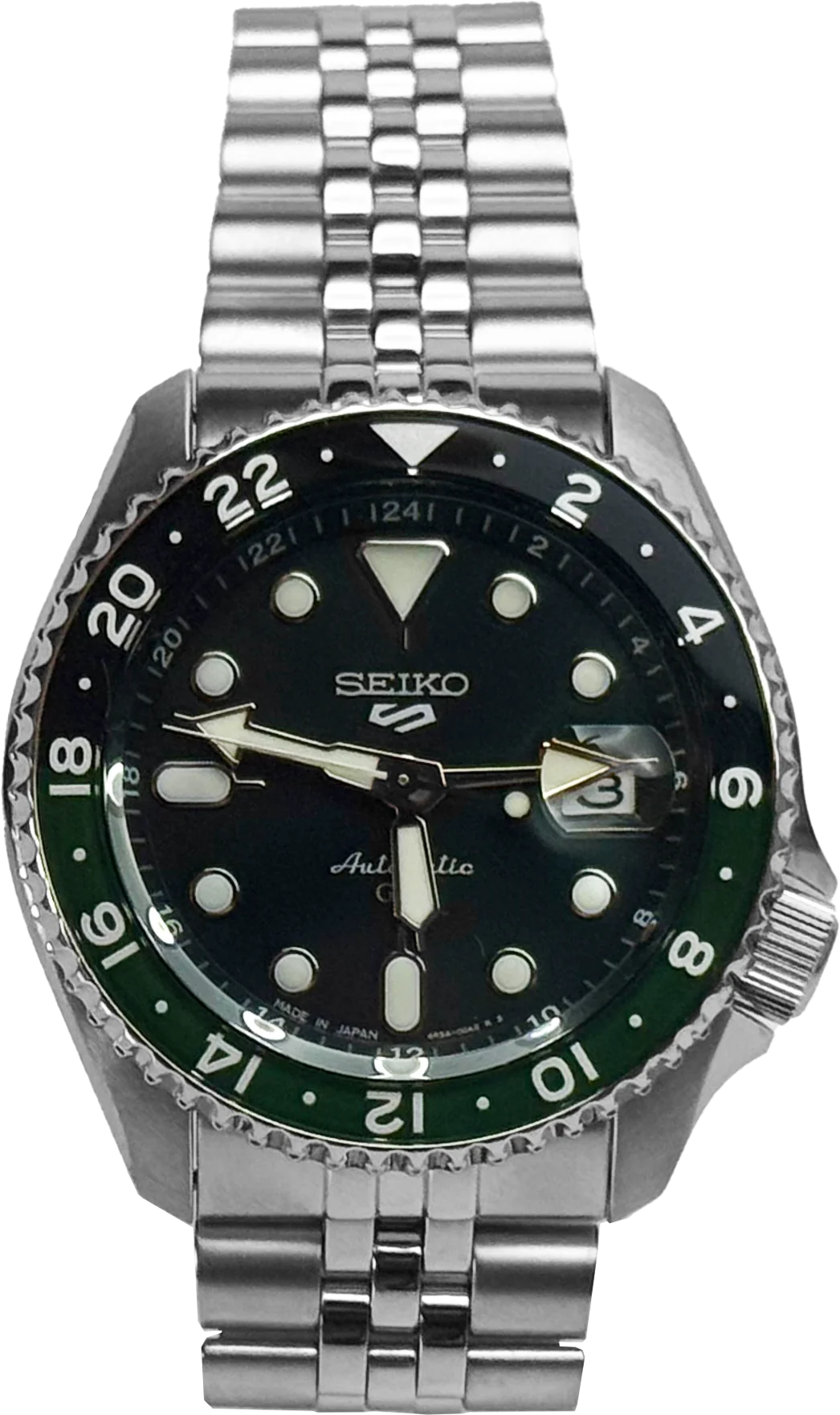 SEIKO 5 Sports SKX Sports Style GMT (Green Dial) - Uomo