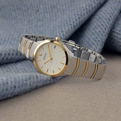 SEIKO Classic Quartz Two-Tone - Donna