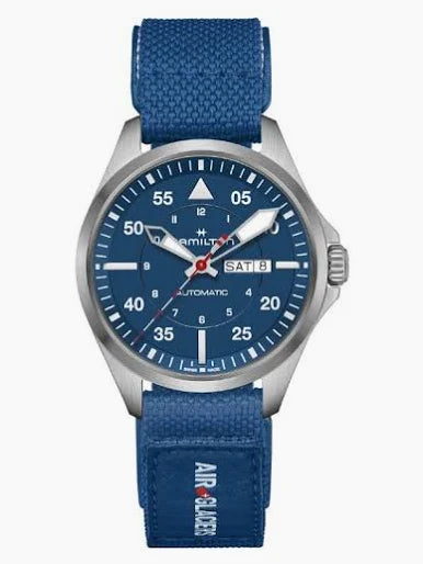 HAMILTON Khaki Aviation Pilot Day Date Auto - Air-Glaciers Edition + doppio cinturino - Uomo